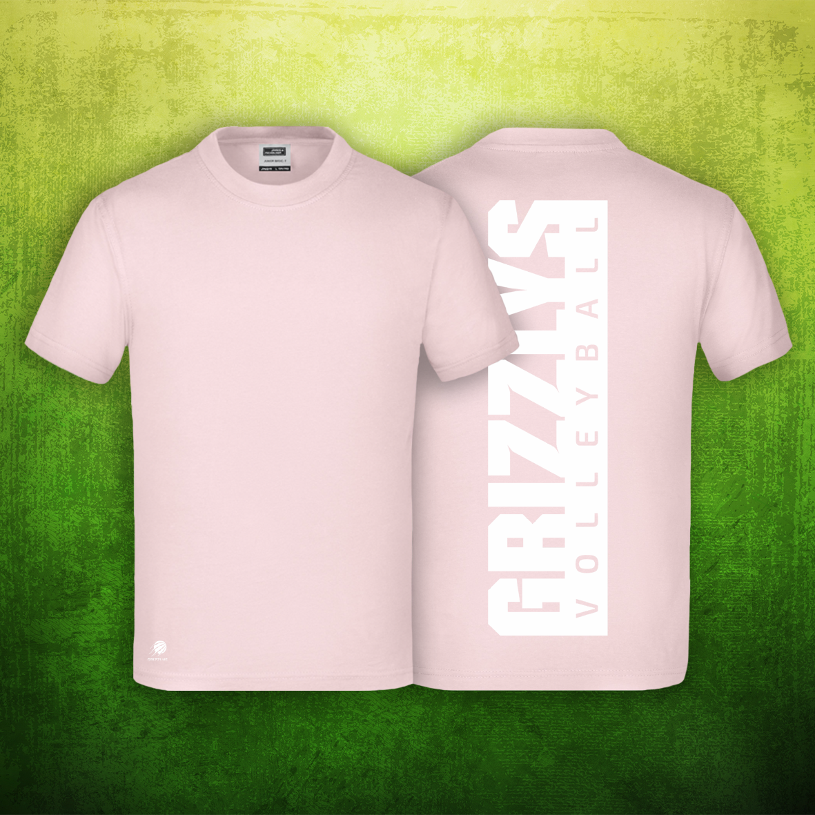 Kids Premium Shirt Pastell Rosa Grizzlys Volleyball